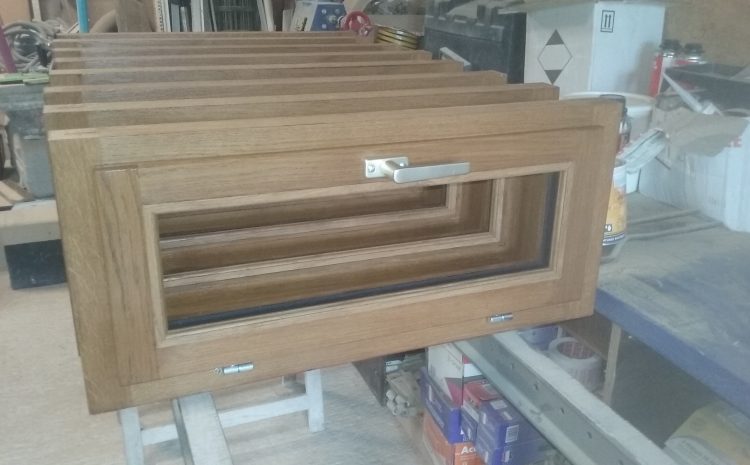 Edgard fenetre bois en cours